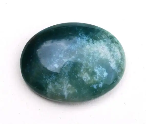 
GREEN MOSS PALM STONE ENERGY HEALING AGATE STONE [45 MM TO 55 MM] 