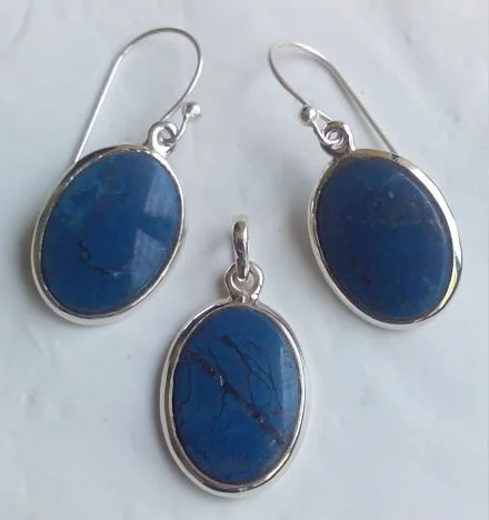 Silver Jewelry Sets with Gemstones Stylish 925 Sterling Silver for Wedding Engagement or Gift