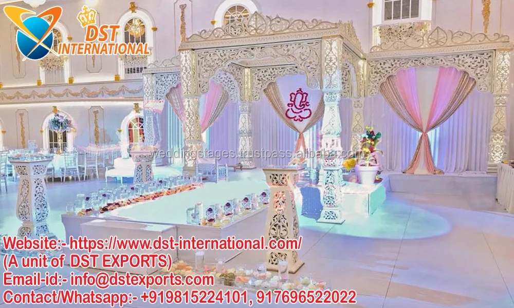 Gujarati Wedding Fiber Carved Mandap Melbourne Exclusive Hindu Wedding Fiber Mandap Gujarati Wedding Fiber Art Mandap UK