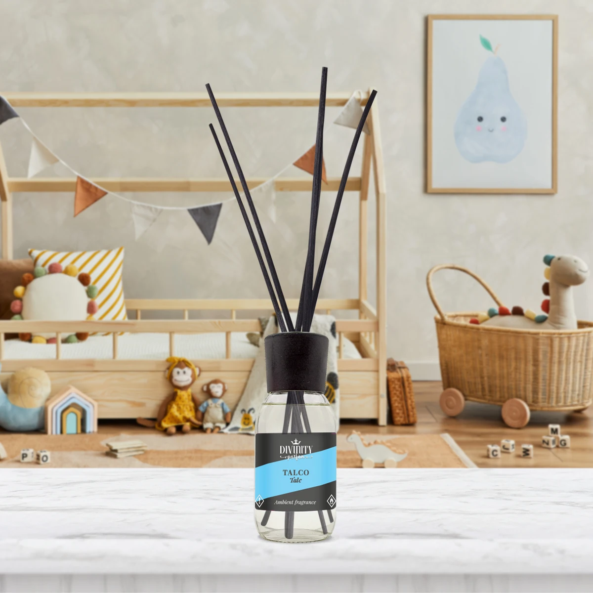 Top quality Italian reed diffuser Talc exclusive line fragrance 125ml for wholesale home fragrance