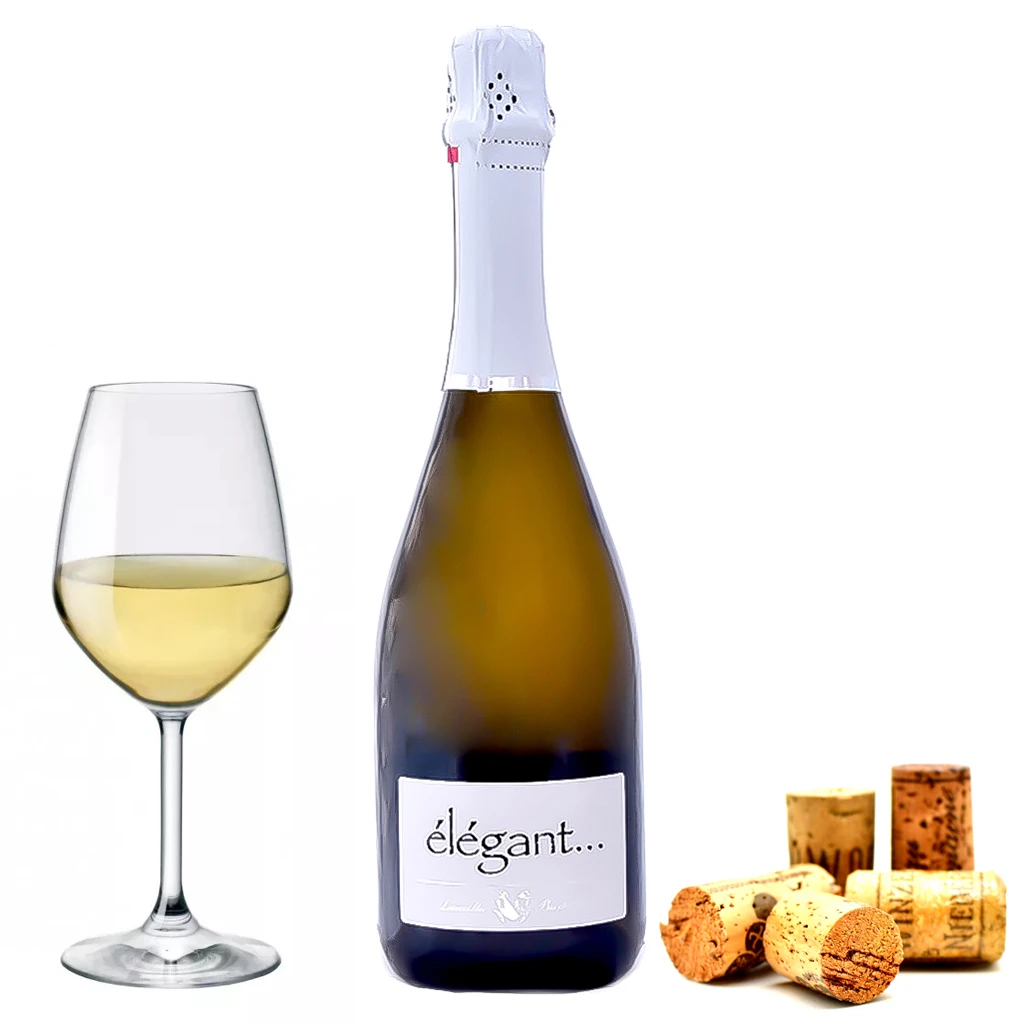 The best Sparkling White Wine Extra Dry from Italy ELEGANT  Bottle 0,75L |Dry | Made in Italy