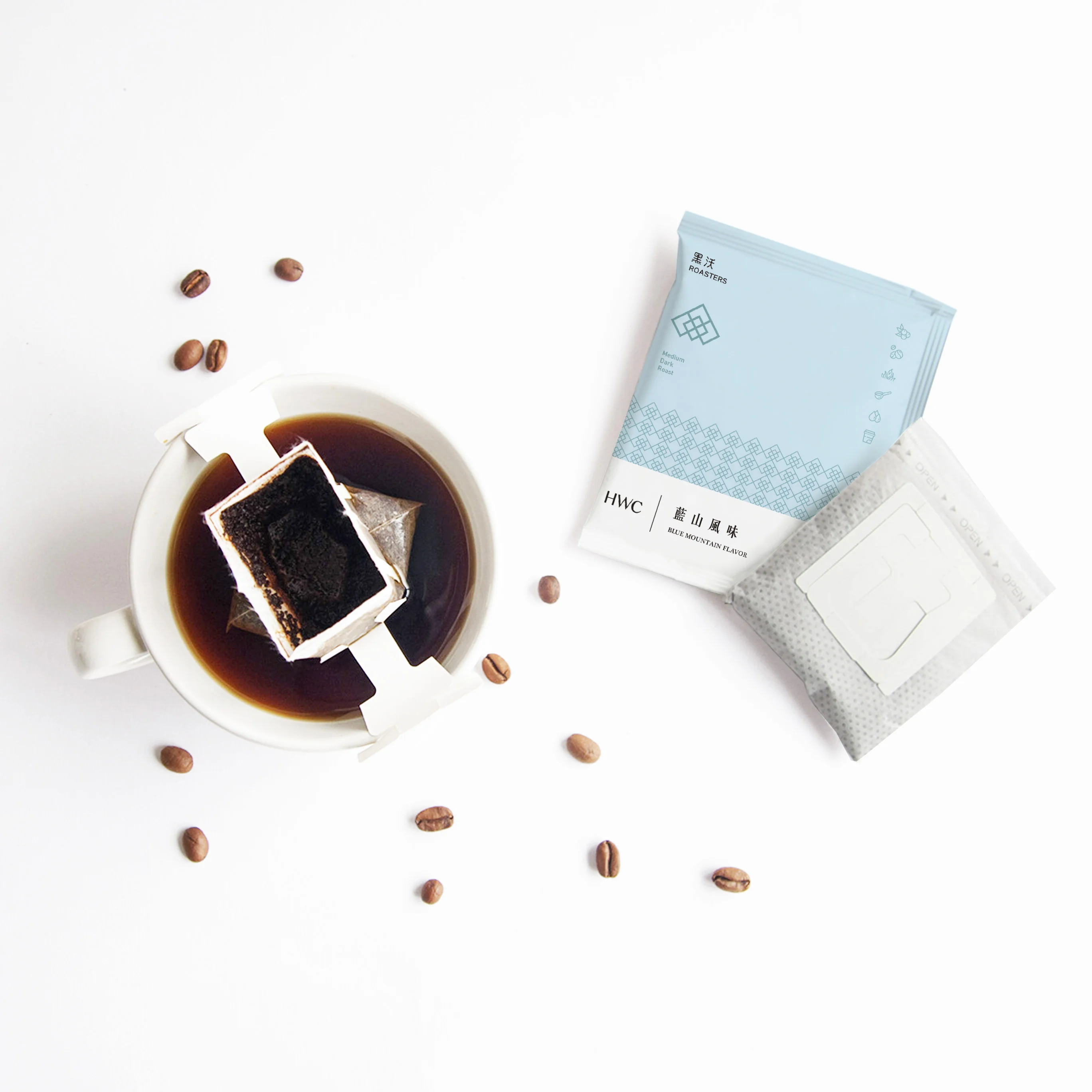 
Лидер продаж, капельный мешок для кофе Арабика с голубым горным вкусом, 12-15 г 