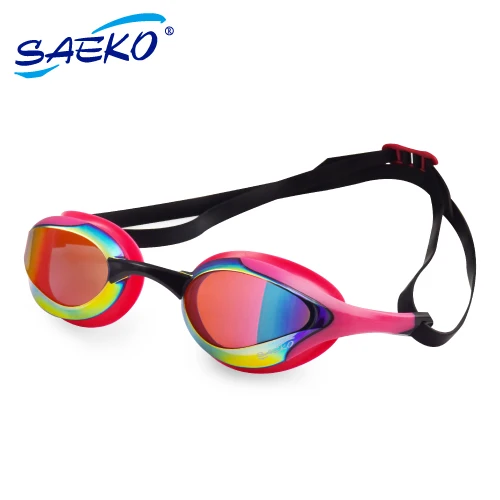 SAEKO JET Mirror triathlon racing newest best-selling pink anti fog racing swimming goggles gafas de natacion ISO 18527-3:2020