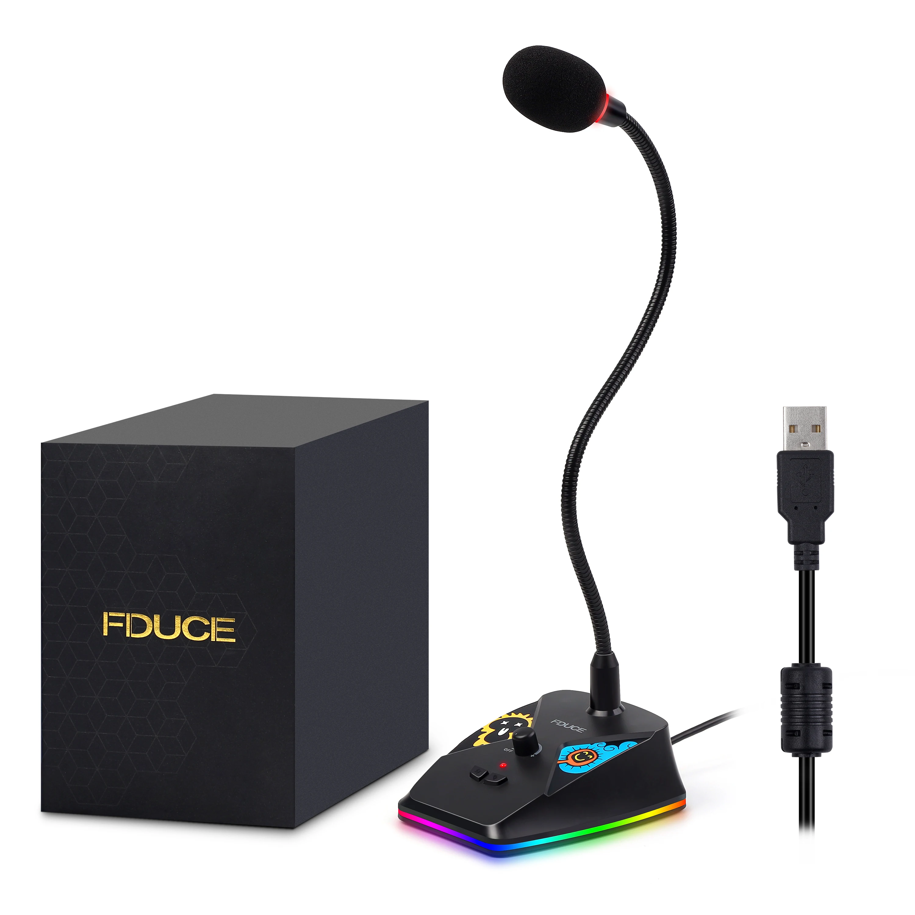 High Quality Professional studio USB wired  Gooseneck microphone for Gaming