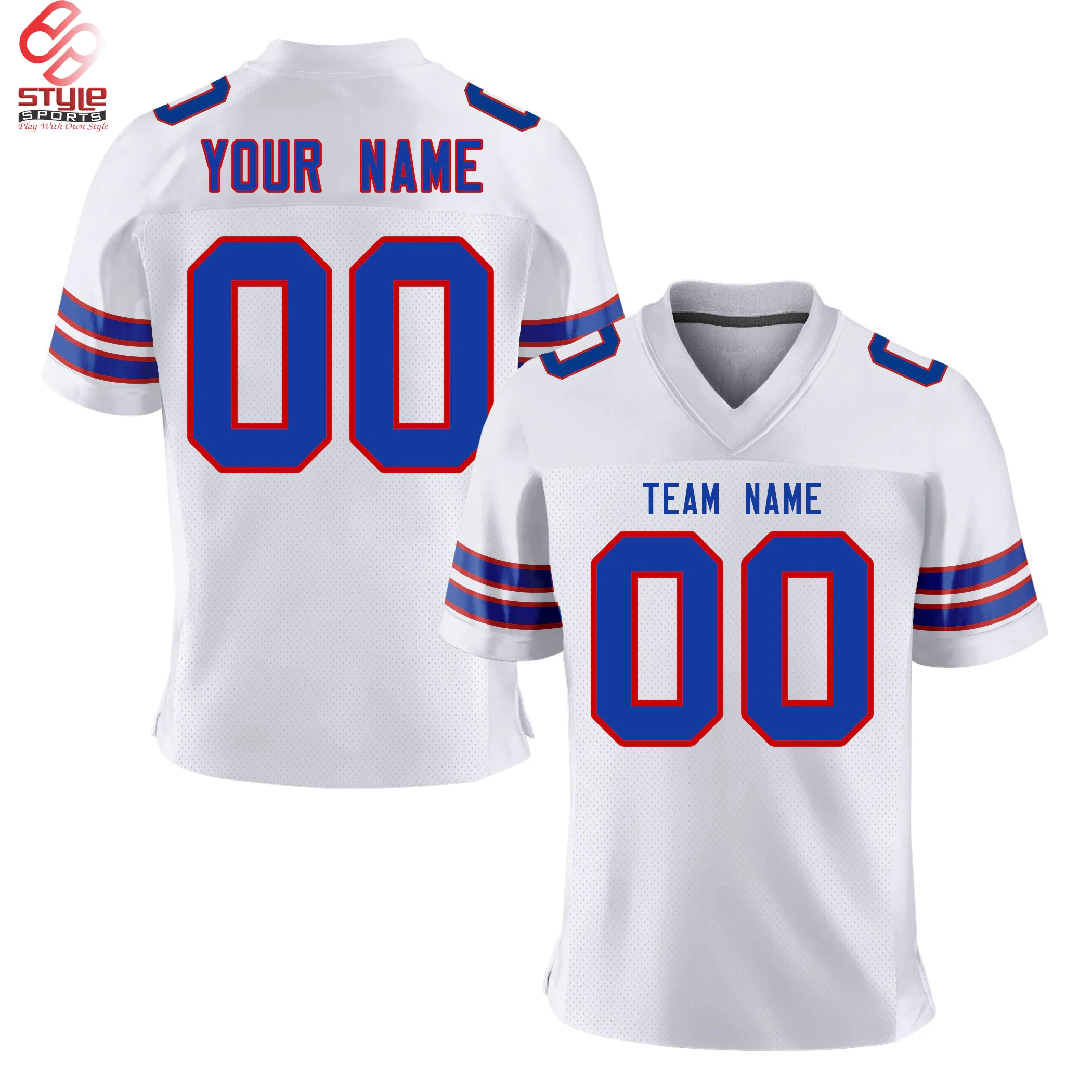 Футболка для американского футбола с принтом на заказ тренировочная футболка