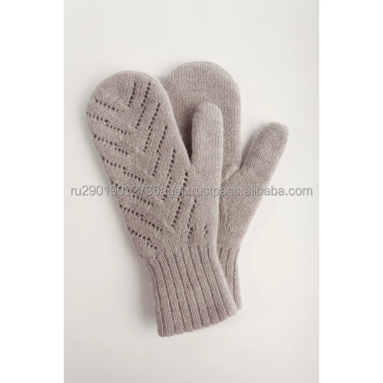 Качественные женские вязаные варежки для зимнего исторического сезона ручная работа Оренбурга оптовые цены пуховая трикотажная одежда