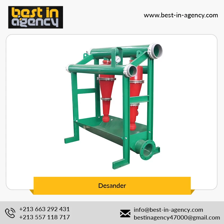 1676x1754x1822 mm Solid Control Equipment Mini Mud Cleaner Desander for Oil Gas drilling