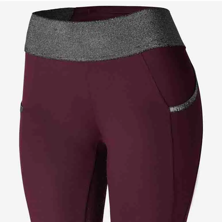 Женские бриджи на все сиденья для верховой езды | Брюки с силиконовым захватом и передним карманом