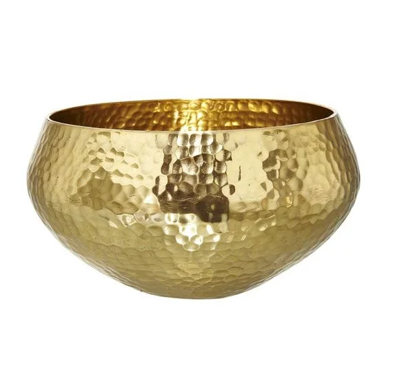  Кухонная металлическая круглая раковина Сервировочная чаша золотого цвета внутри и черного дизайнерская Высококачественная для конфет