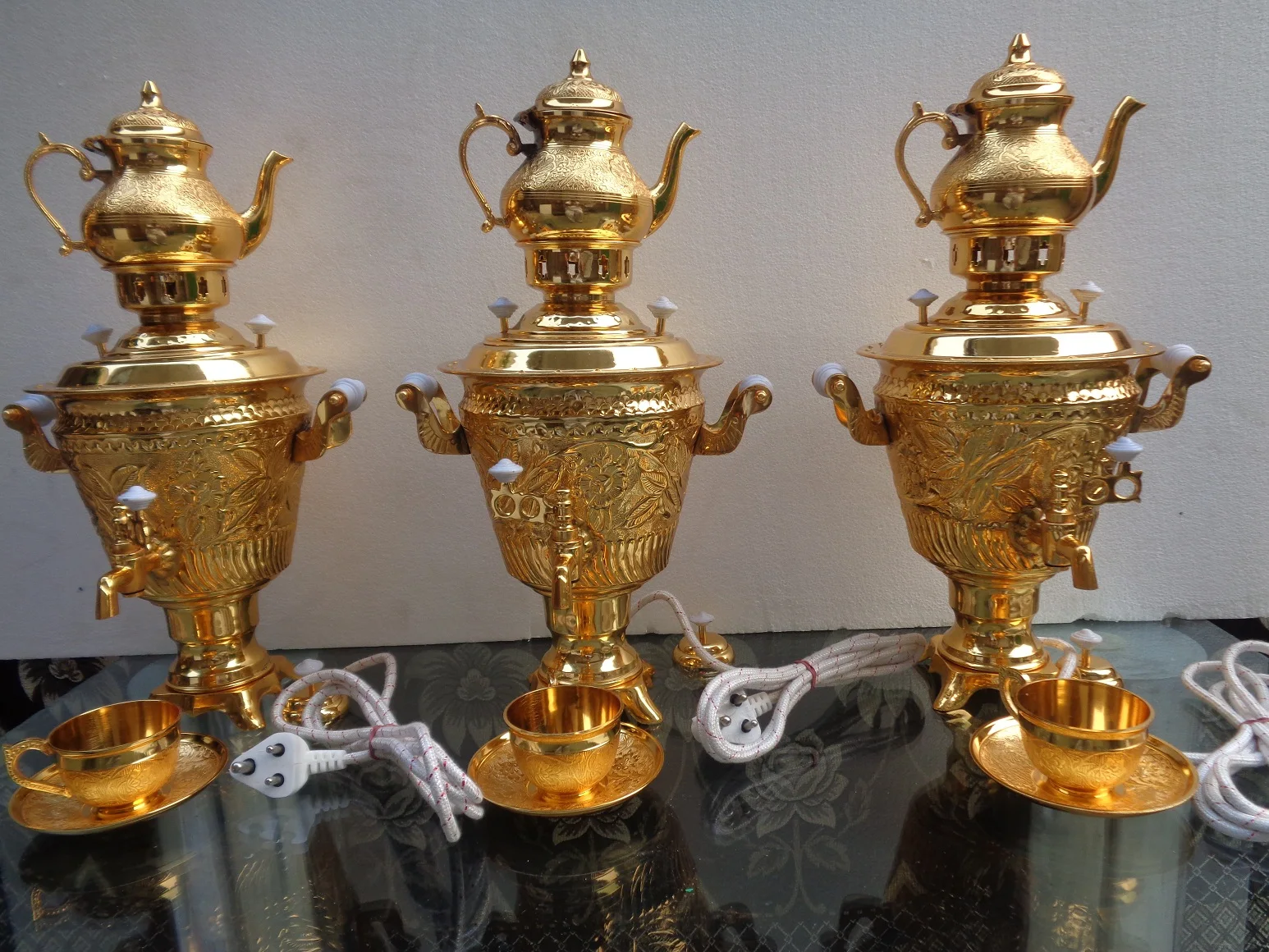 Латунные водокаторы и чайники Samovar набор питьевых колышек привлекательный не поддерживает каждый день оплата через Paypal Металлический