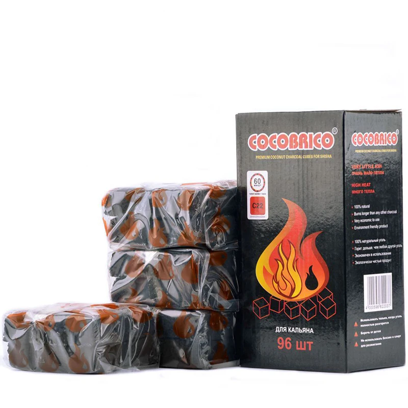 White Ash 100% Pure Natural Coconut indonesia hookah shisha charcoal/shisha charcoal
