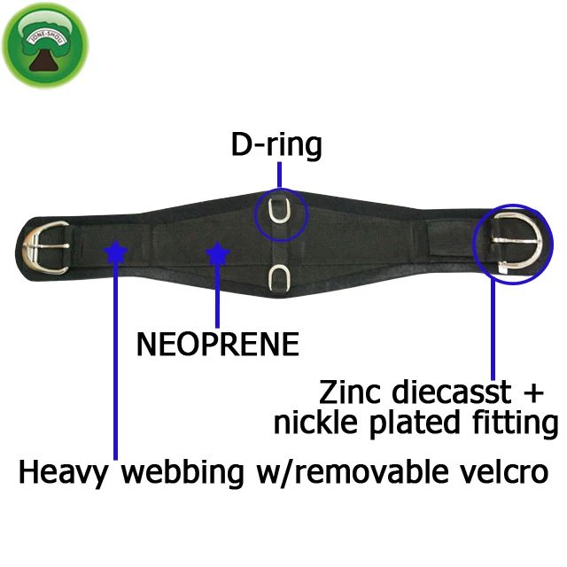 Neoprene Western Horse Cinches / neoprene Girth