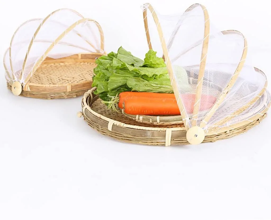 
NATURAL BAMBOO HANDWOVEN FOOD SERVING BASKET MADE IN VIET NAM, BEST PRICE 2021 