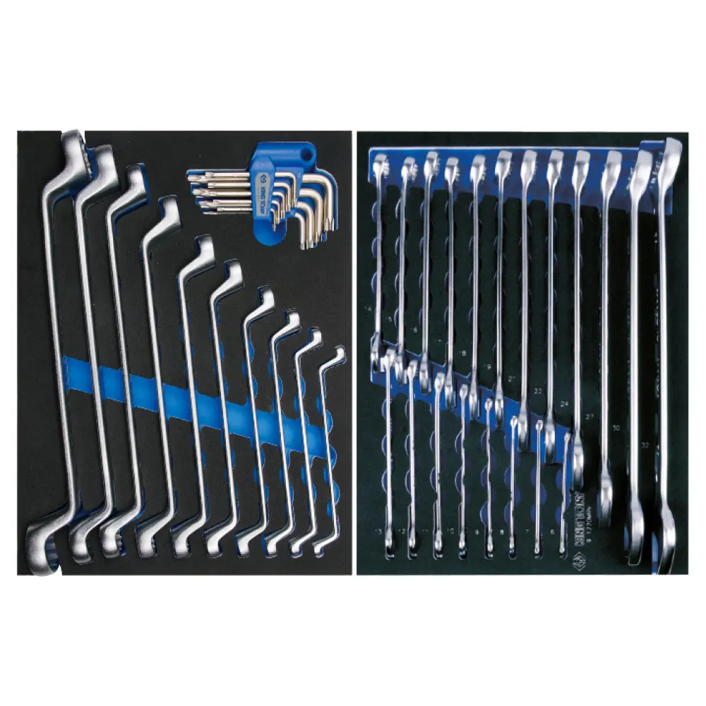 KING TONY 286 PCS Tool Trolley Set Mechanical Tool Set Metal Tool Box Set EVA Tray 934-010MRV