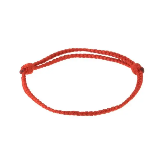 
The Red Thread Bracelet with Hand-braided Cotton String Set on Paper Card 