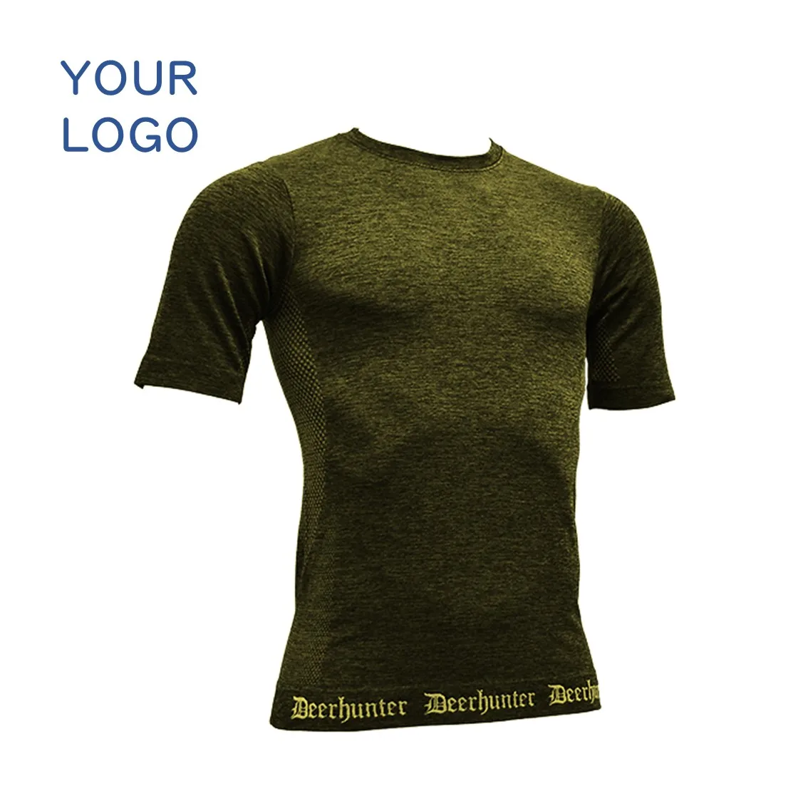 
t shirt manufacturer polyester seamless running t-shirt 
