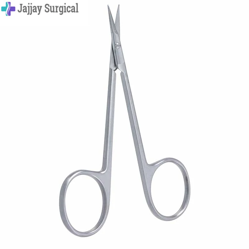 Высококачественные ножницы из нержавеющей стали для радужной оболочки медицинские изогнутые