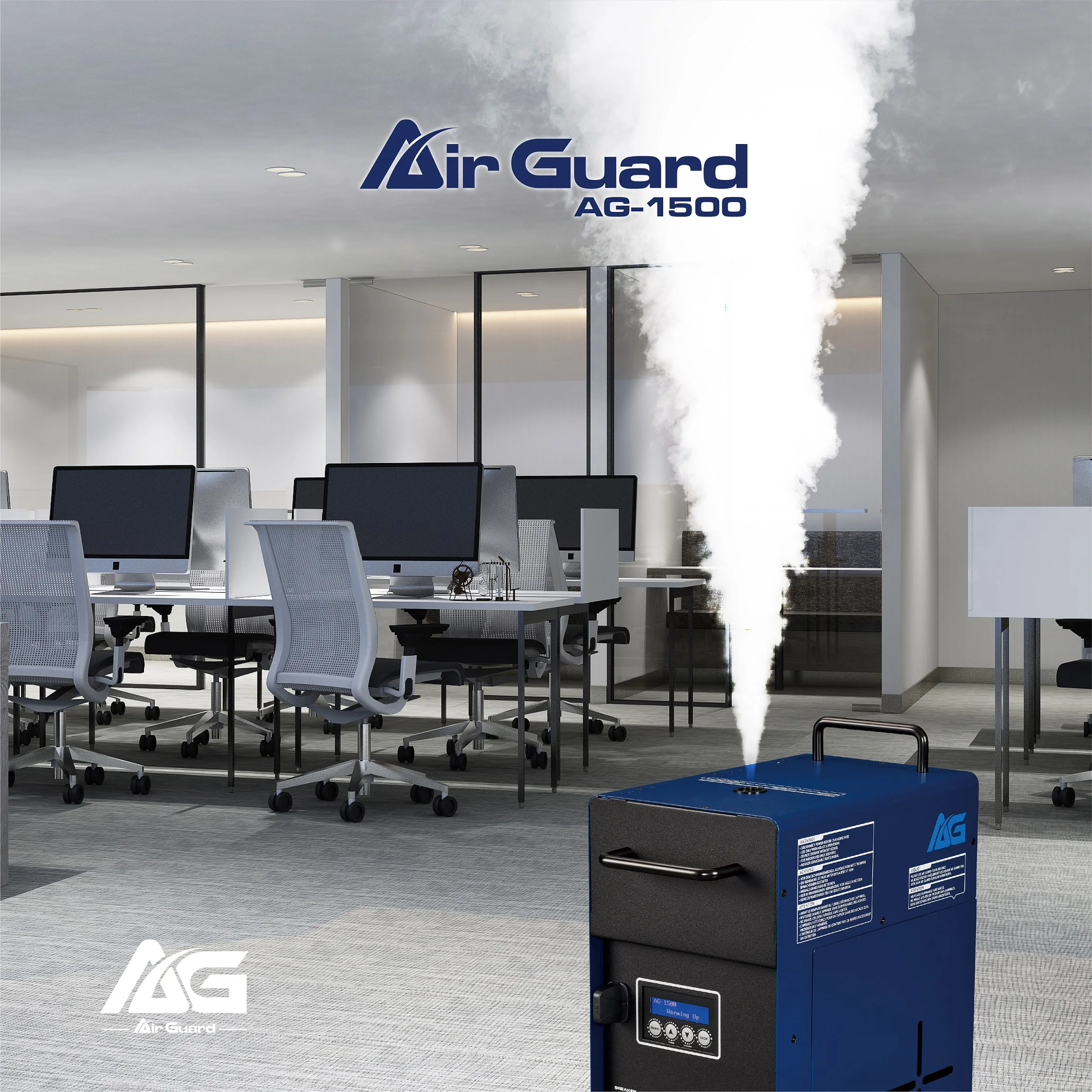 Professional Anti Virus 1200-1500W Taiwan Disinfection Spray Machine Sterilization Atomizer for office classroom