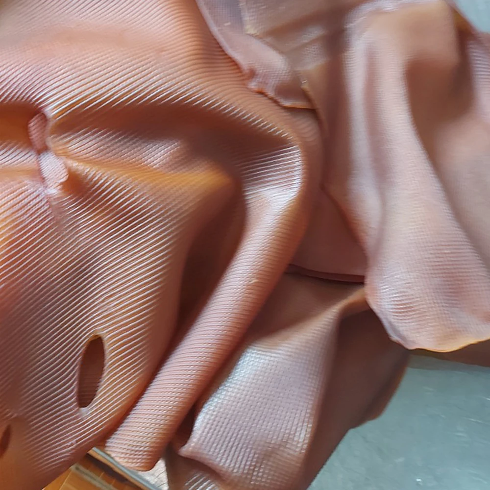 Raw Rubber Material - Ribbed smoke sheet to be shipped in 35kg bale wrapped in 0.10mm thick Polyethylene plastic bag