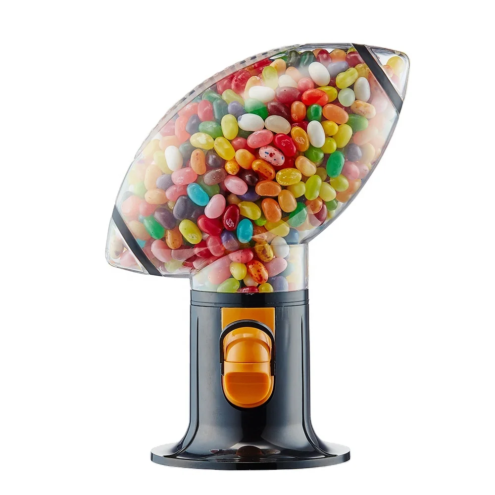 Kwang Hsieh 9 Inch Plastic Toy Football Shaped Candy Dispenser