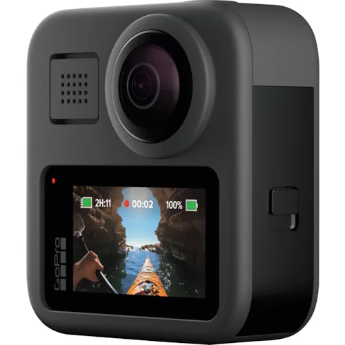 MAX waterproof 5.6K 360-degree video Go app high quality time-lapse motion videos