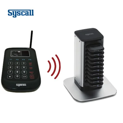 (SGP-100R)Syscall Беспроводная ресторанная система для пейджеров/пейджеров в ресторанах, больницах и гостиницах или кафе