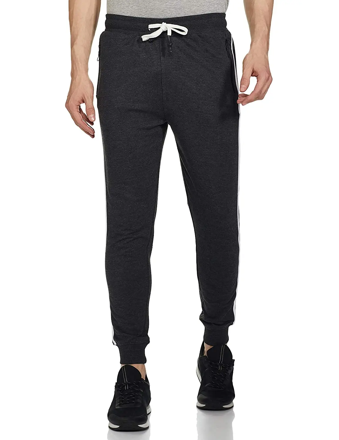 Unisex Slim Fit Tracksuit Contrast On Front And WaterProof Dtm Nylon Zip 3/3 Logo Free From Our Side