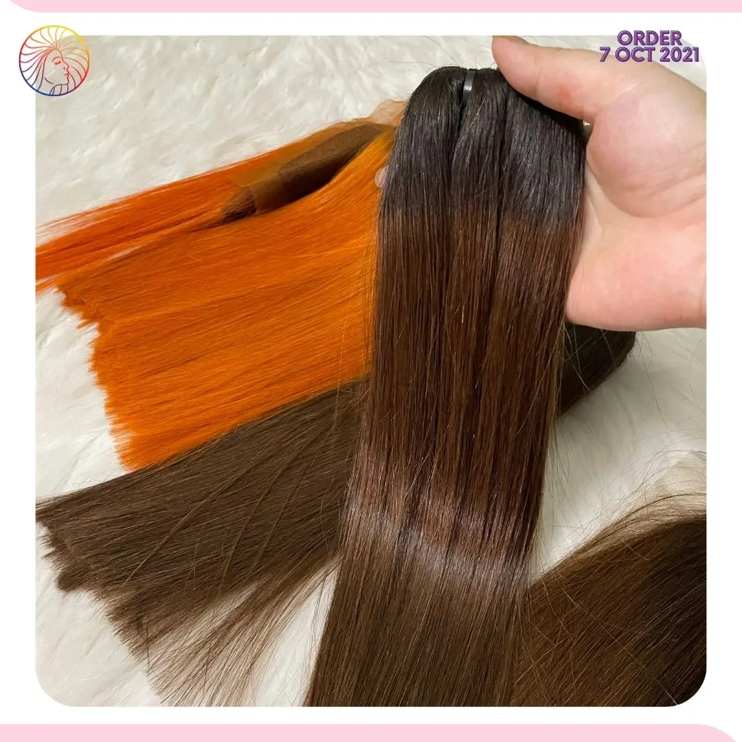 6 октября 2021 года прямые человеческие волосы с застежкой 100% натуральные двойные