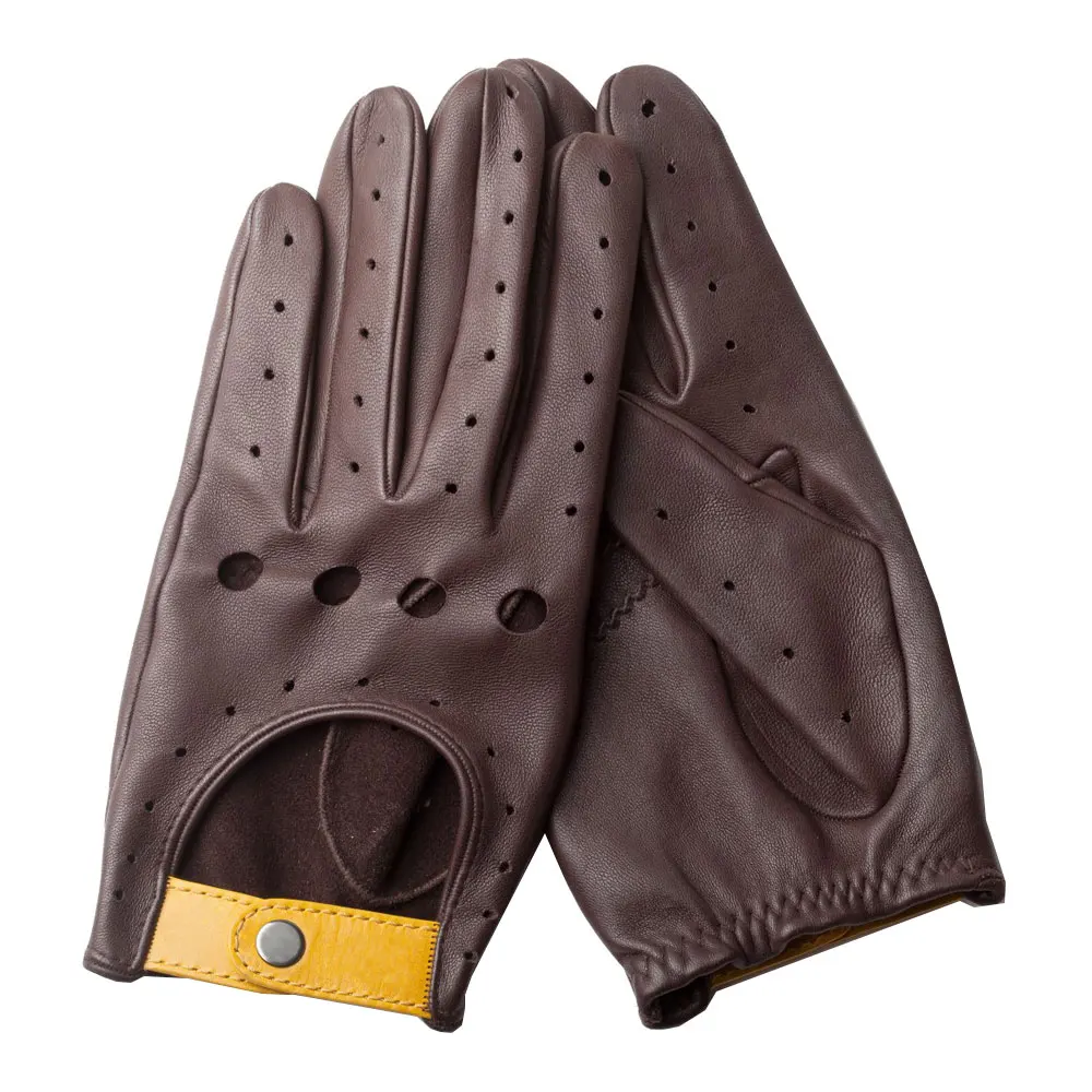 Оптовая продажа с завода высококачественные кожаные мужские водительские перчатки без подкладки