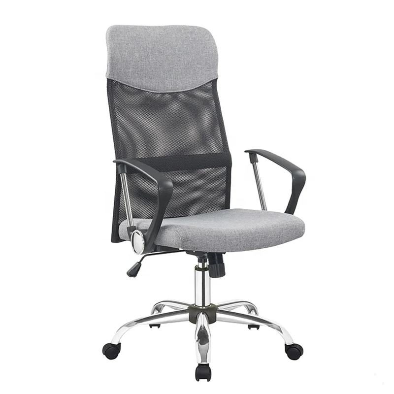 sedia ufficio Swivel Revolving High Back Office Chairs with Armrest Lumbar Support Computer chair
