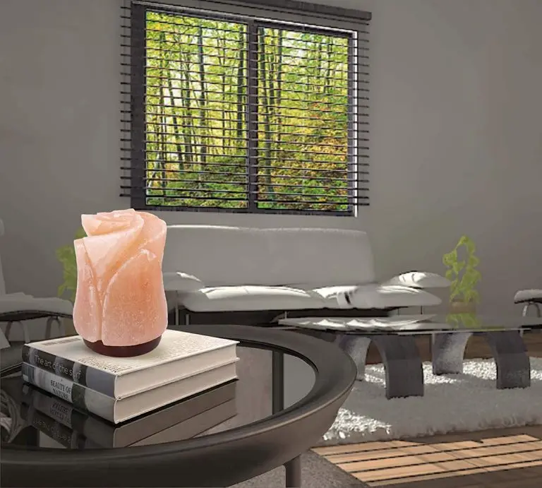 Adorable exporter of Portable Crafted Rose USB Salt Lamp in Bulk quantity form Pakistani origin export