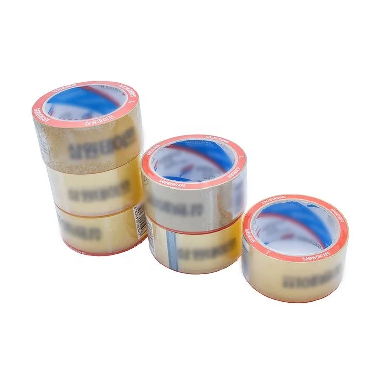 Single Sided Decorative Low Price Bopp Film Tape Carton Sealing Bopp Adhesive Tape