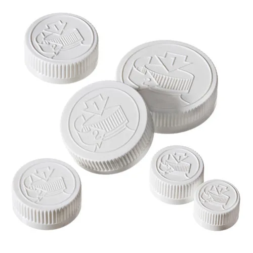 Child resistant cap for pharmaceutical packaging from Duy Tan Plastic Vietnam