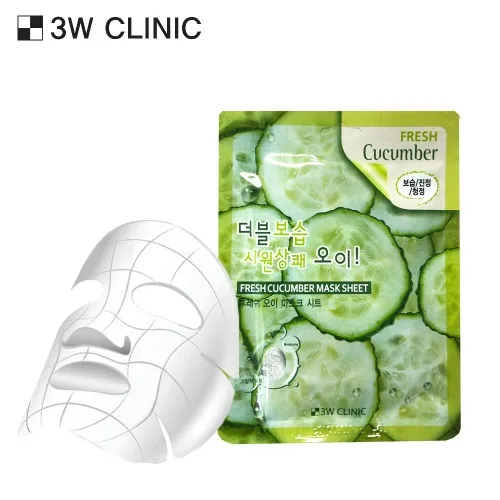 OEM 14 Types Skincare Fresh Face Mask Sheet 25g ISO 22716 Korean Cosmetic