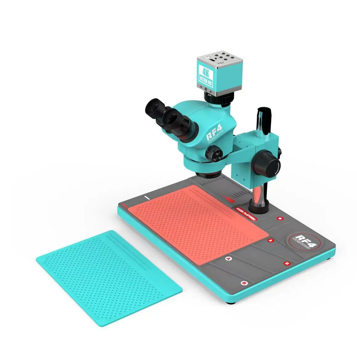 RF4 микроскопический силиконовый ремонтный термостойкий Универсальный Коврик для обслуживания микроскопа изоляционный коврик пайки BGA