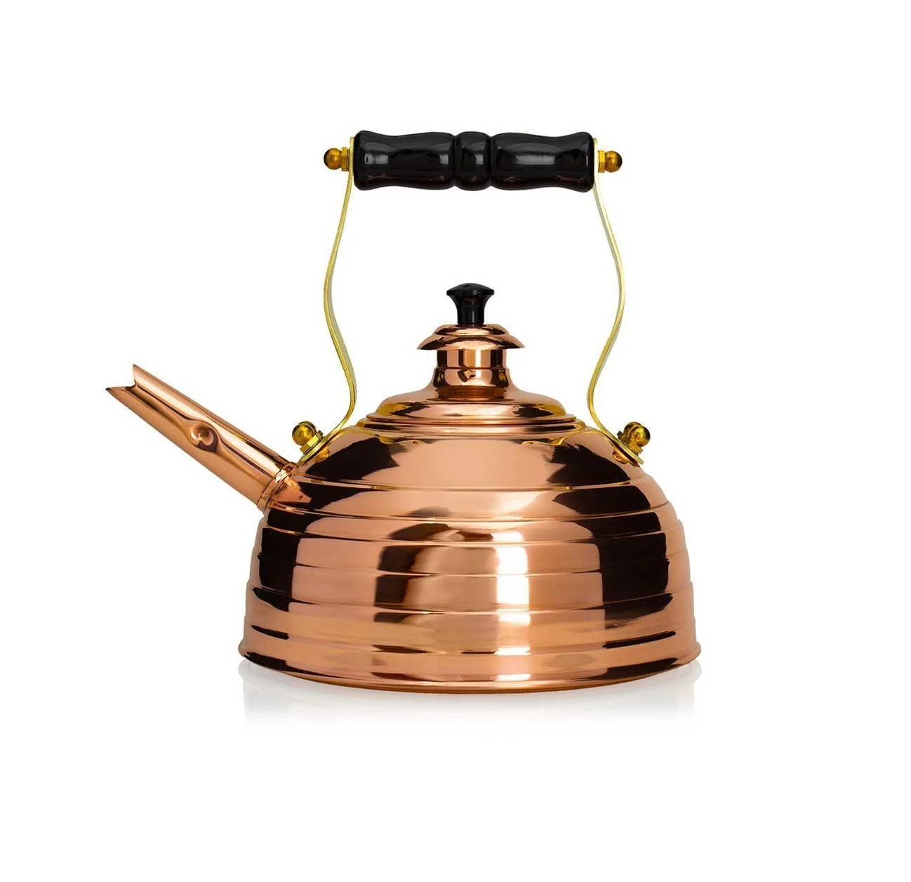Высококачественный чайник из металла с покрытием розового золота ручной работы по оптовой цене для кухни используется в новом