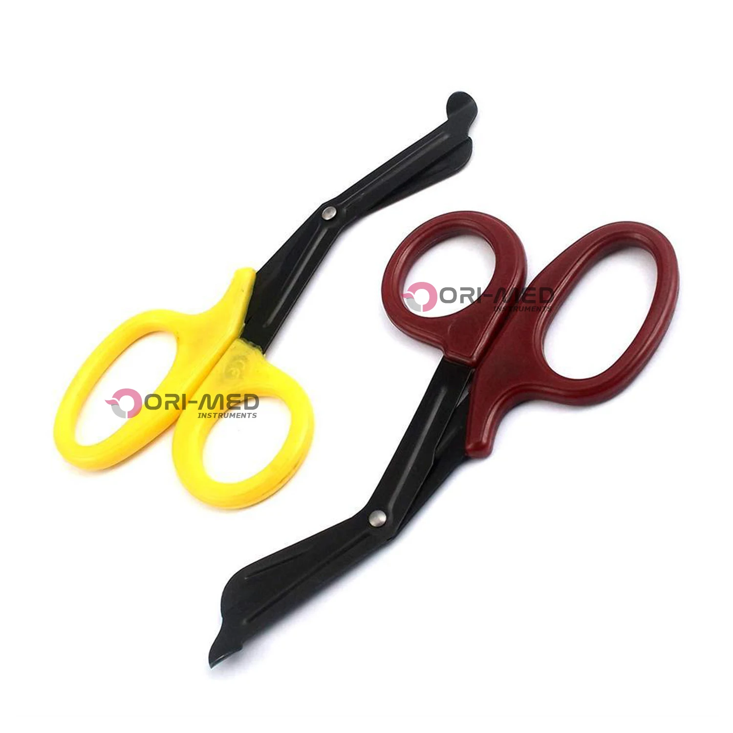 3 Pieces Multi Color Stainless Steel Tactical Bandage Scissors EMT EMS Utility Shears First Aid