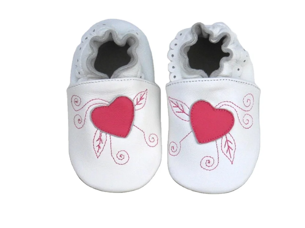 Wholesale Leather Baby Boys Girls First Walkers Soft Sole Newborn toddler shoes for baby