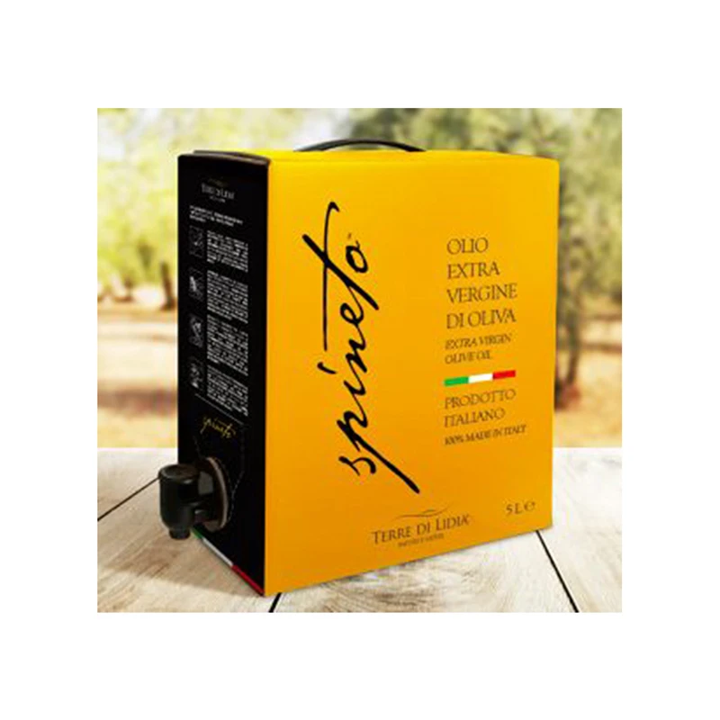 Private Label OEM Extra Virgin Olive Oil Bag in box Spineto 5 L