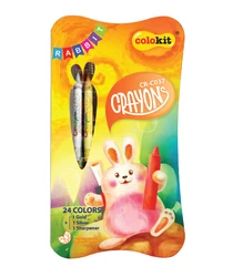 Hot Selling Non Toxic Good Quality Wholesale Cheap Cute Kids Art Drawing School Supplies 26 Colors Wax CR-C037 Crayons