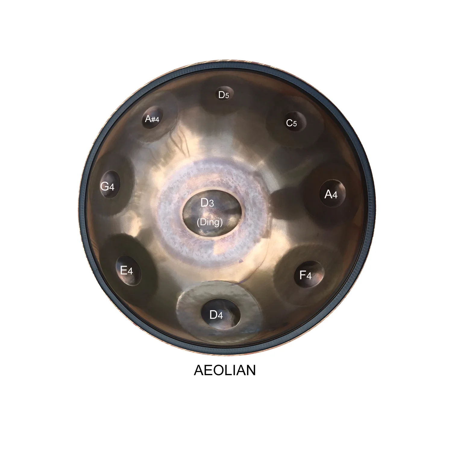 Musical Instrument Drum AEOLIAN HANGDRUM 9 Notes By Stainless Steel High Quality
