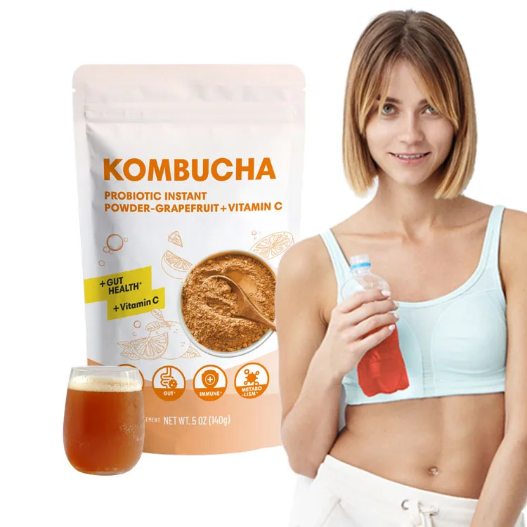 Vitamin C flavor Gut health Weight loss kombucha grapefruit tea