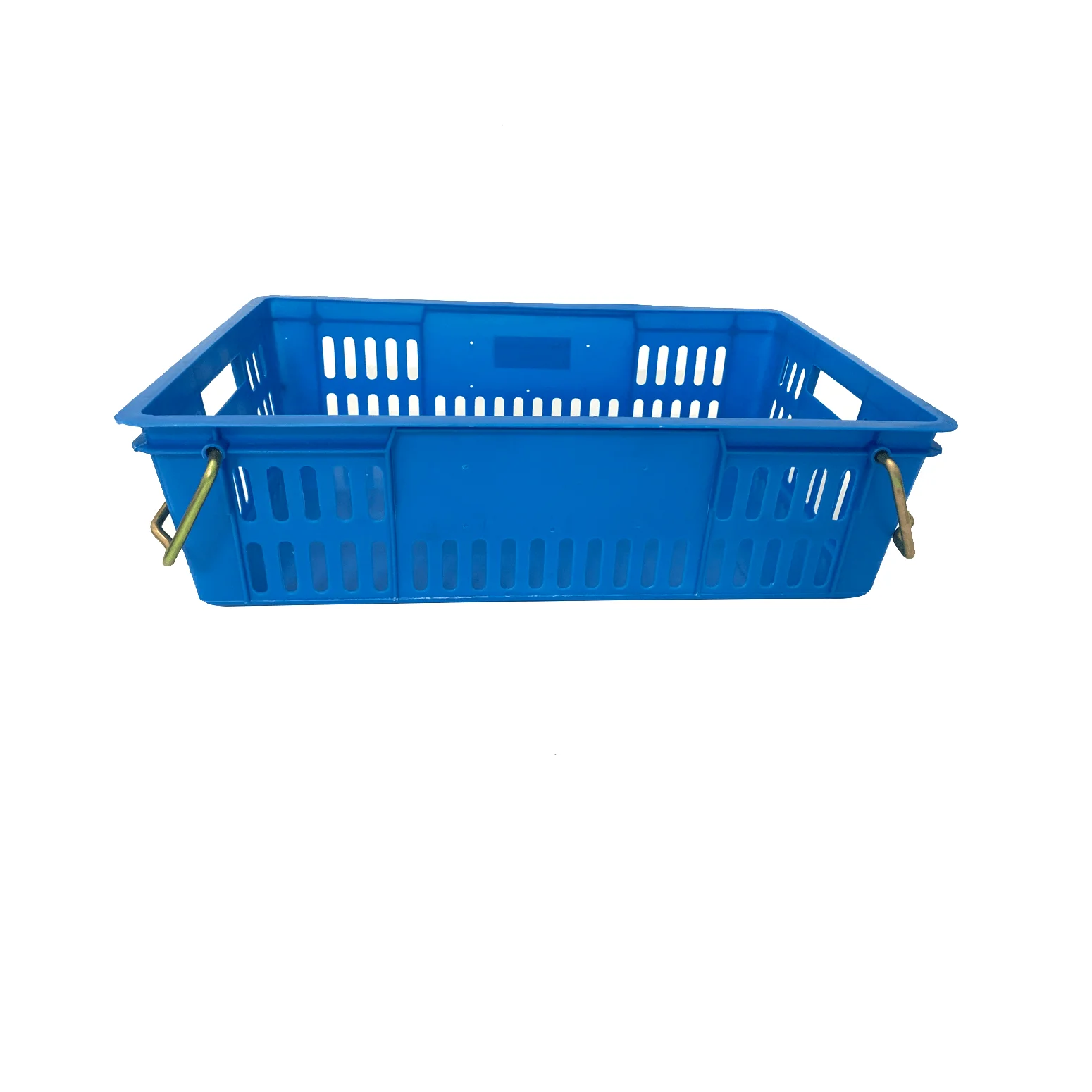 Wholesale New Popularity Hot Sale Products PP Plastic Sumihanel with handle metal cheap basket plastic Blue color
