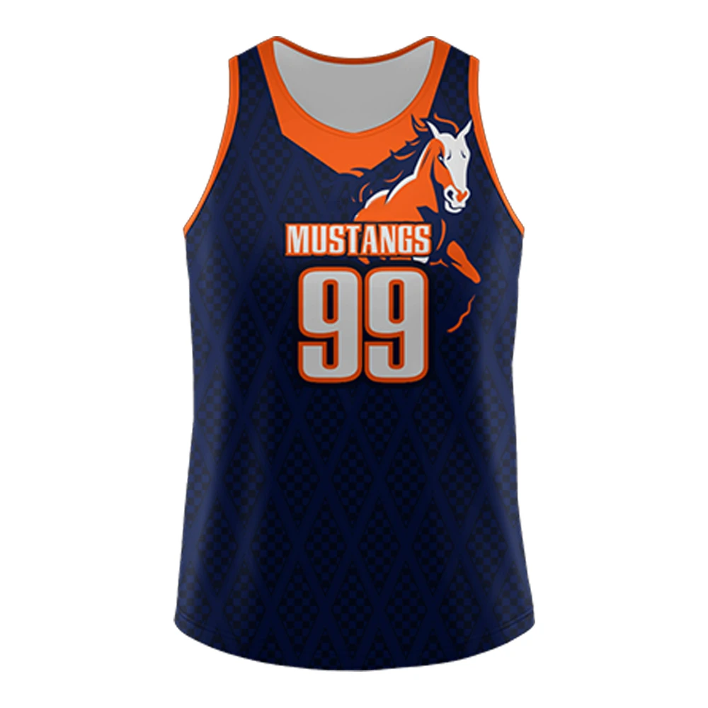 Embossing Logo Top Quality 100% Polyester Team Breathable hockey jersey on Wholesale