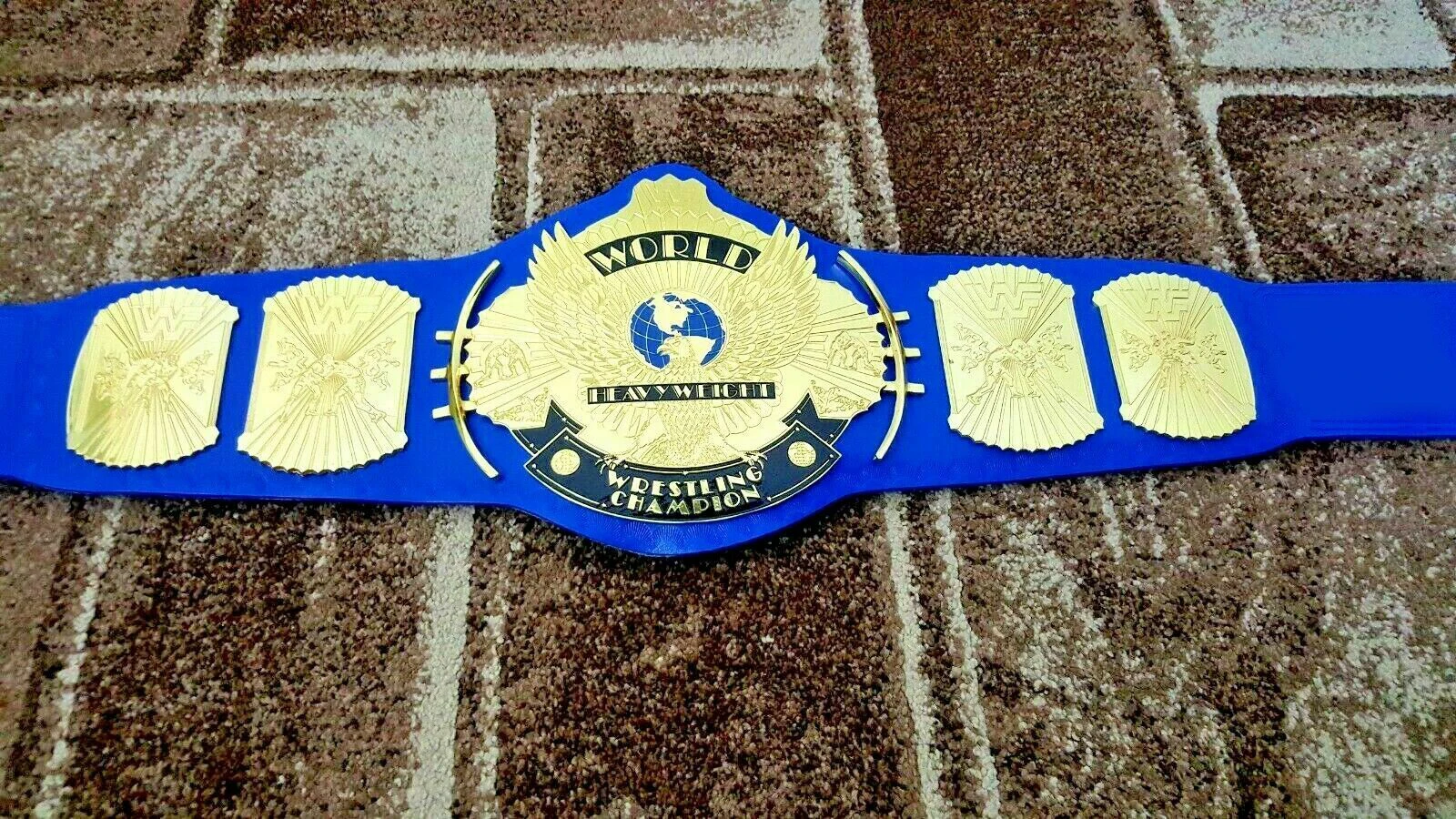 Классический Золотой Крылатый ремень для чемпионата с орлом ULTIMATE Warrior WWF взрослый