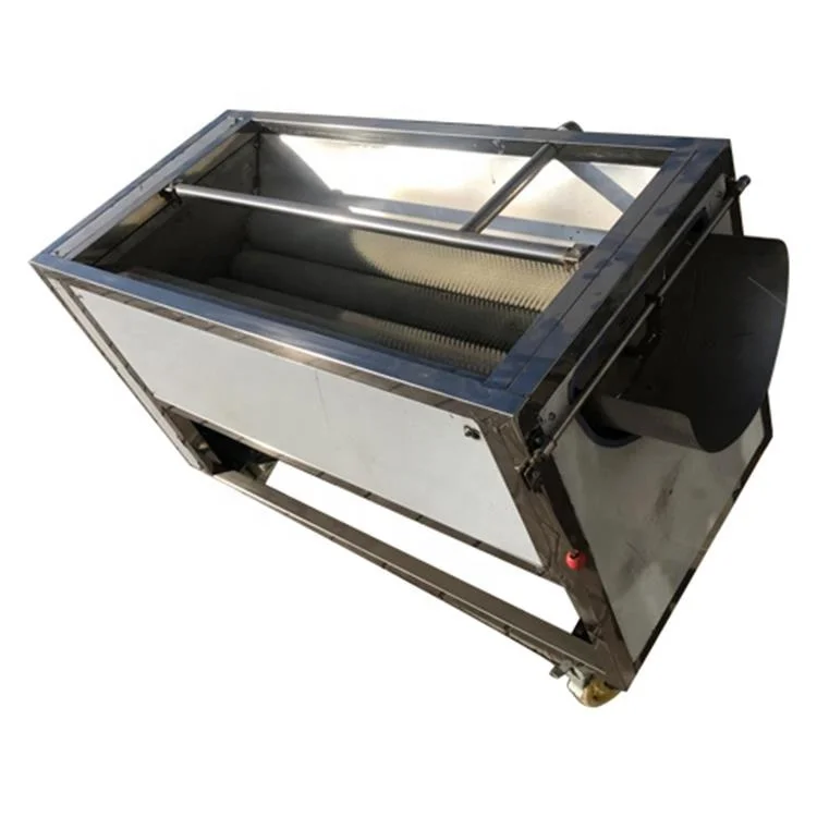 
Stainless Steel Cassava Carrot Ginger brush Peeling Washing Machine 