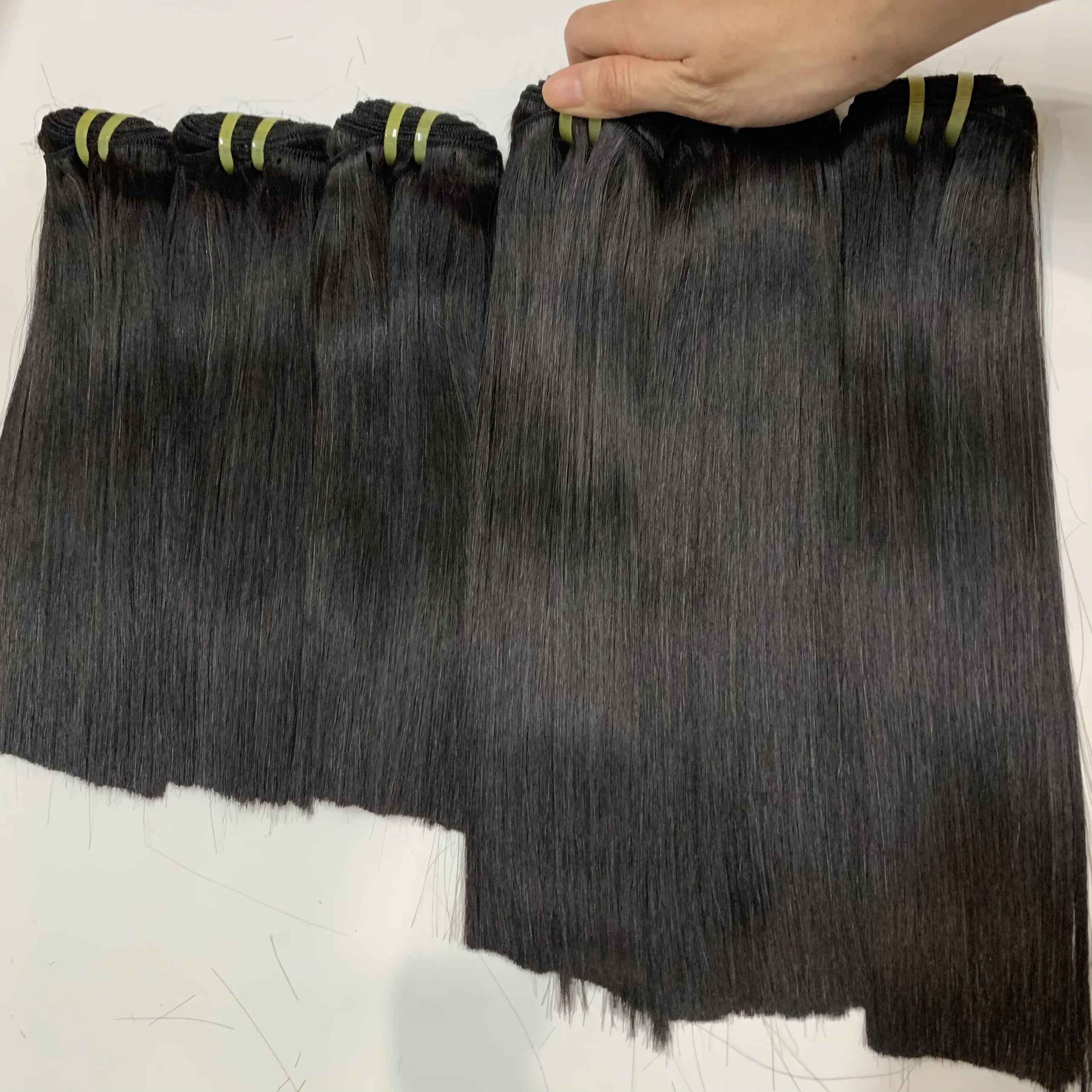  Парик волос Топ Тренд в Нигерии естественный цвет Короткие Длинные волосы пряди и закрытие супер двойные