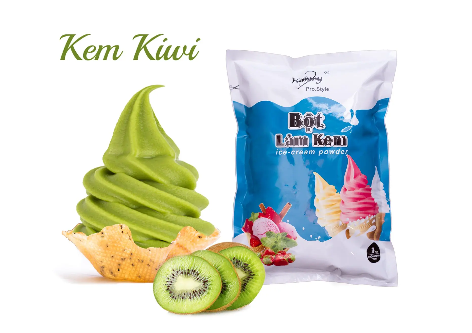Yummy Soft Ice Cream Making Powder DVA0013 Best Supplier From Vietnam Easy To Use High Quality Product