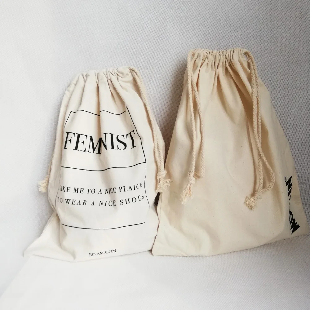 Wholesale Hot sale large size bag cotton raw wholesale Attractive design bag cotton organic bag pouch cotton