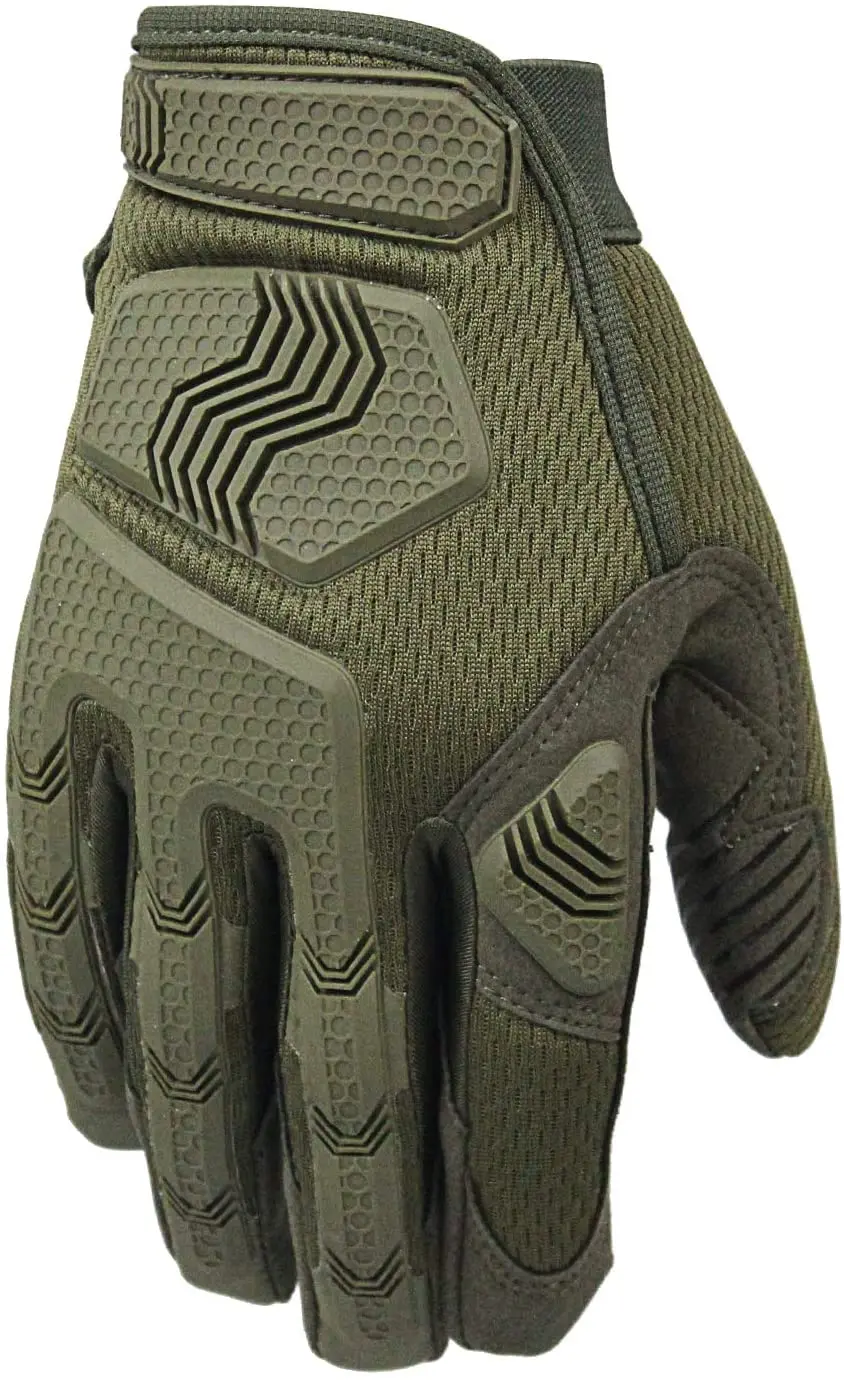 Shooting gloves rubber mold hand protective riding and shooting gloves for men and women on cheap prices